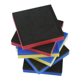 foam spacer blocks, assorted colors