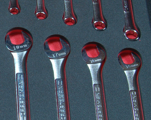Foam Organizer for 18 Craftsman Metric Wrenches