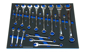 Foam Organizer for 22 Husky Metric Combination Wrenches
