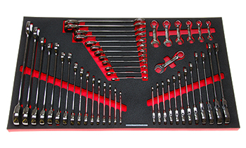 Foam Organizer for 47 Husky Inch Ratcheting Wrenches