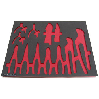 Foam Organizer for 12 Pliers