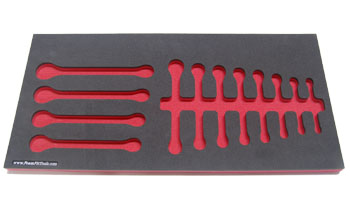 Foam Organizer for 12 Craftsman Metric Wrenches