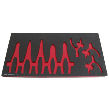 Foam Organizer for 8 Craftsman Pliers