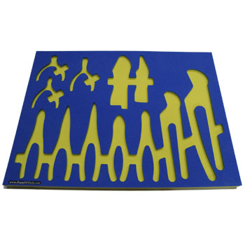 Foam Organizer for 12 Pliers