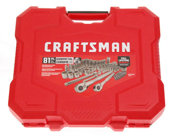 Craftsman 81-pc Mechanics Tool Set Hard Case
