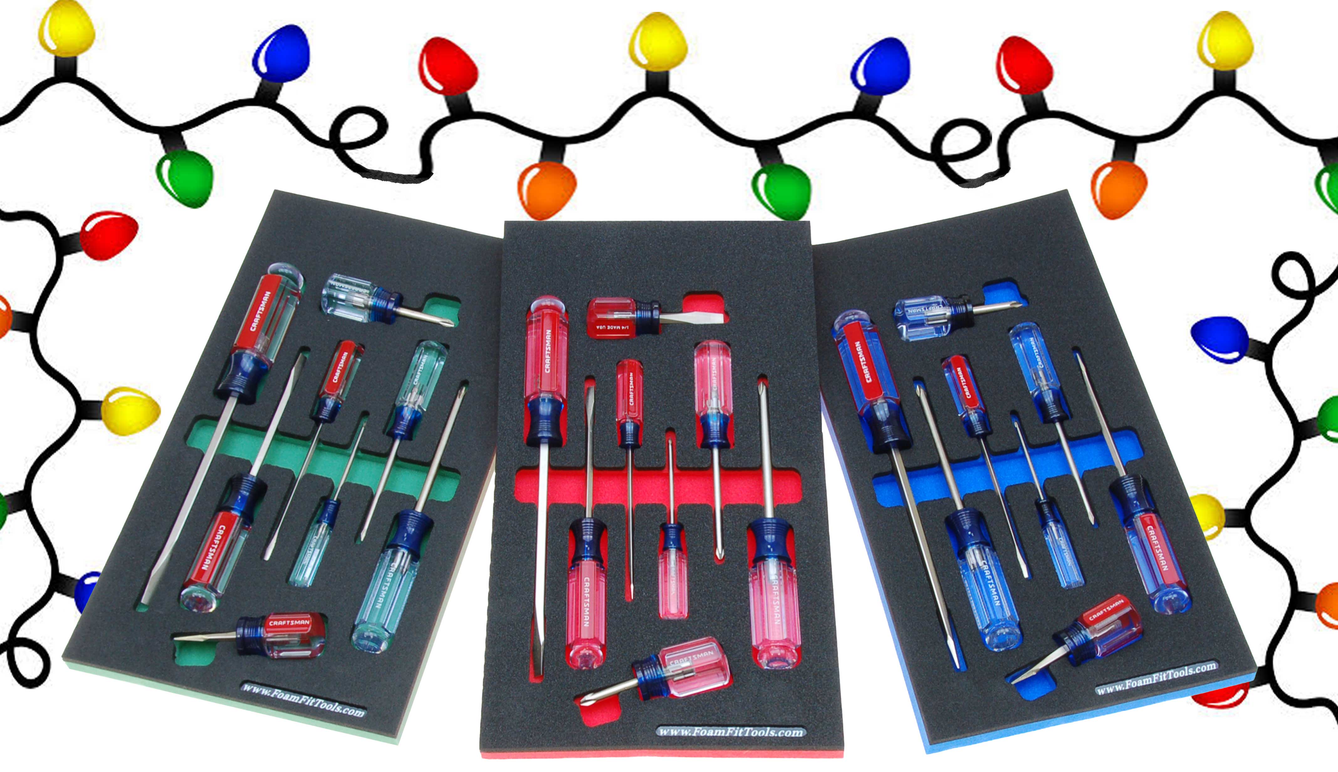 Foam tool organizers by FoamFit Tools