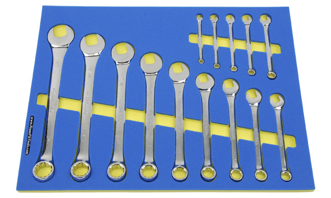 Foam Organizer for 14 Inch Husky Full-Polish Combination Wrenches