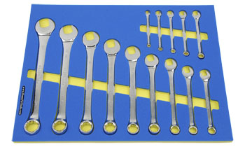 Foam Organizer for 14 Husky Inch Full-Polish Combination Wrenches