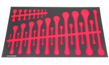 Foam Organizer for 27 Husky combination wrenches