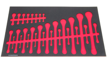 Foam Organizer for 28 Husky combination wrenches