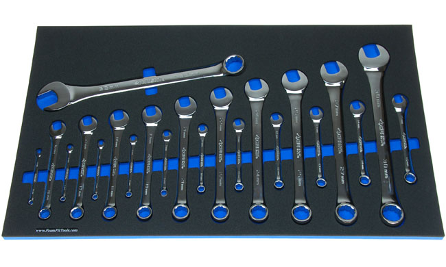 Foam Organizer for 22 Husky combination wrenches