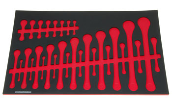 Foam Organizer for 30 Husky Metric Combination and Stubby Wrenches