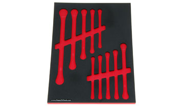 Foam Organizer for 10 Husky Deep-Offset Box-End Wrenches
