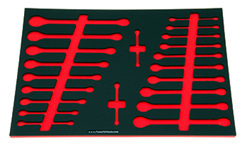 Foam Organizer for 21 Craftsman combination wrenches