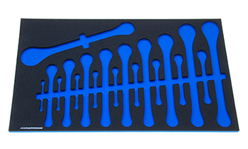 Foam Organizer for 19 Husky wrenches