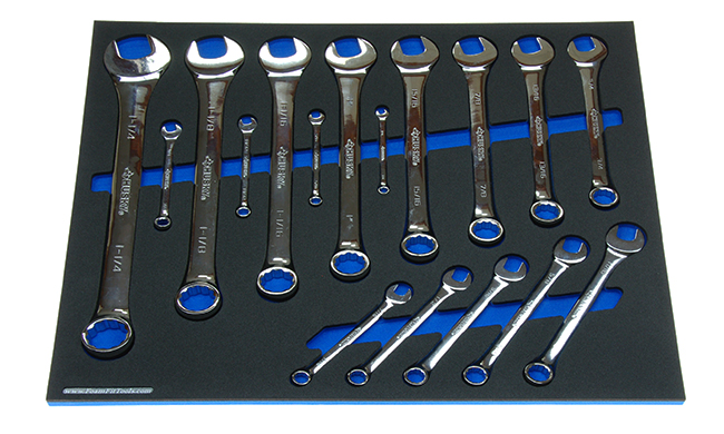 Foam Organizer for 17 inch Husky combination wrenches