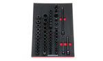 Foam Organizer F-03731-T Designed for Shadowing 47 Inch Impact Sockets and 9 Drive Tools from the 1025-pc Husky Set H1025MTS Foam Organizer for 47 Husky Inch Impact Sockets and 9 Drive Tools, Version 1