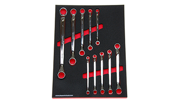 Foam Tool Organizer for 10 Husky Deep Offset Box Wrenches