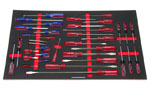 Foam Organizer F-03737-R Designed for Shadowing 37 Husky Hard Handle Screwdrivers from the 1025-pc Husky Set Foam Organizer for 37 Husky Screwdrivers, Hard Handle Style 2