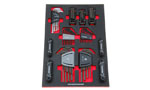 Foam Organizer F-03740-R Designed for Shadowing 113 Hex and Torx Keys from the 1025-pc Husky Set Foam Organizer for 113 Husky Hex and Torx Keys, Version 1