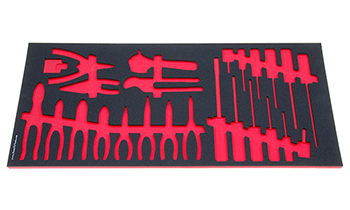 Foam Organizer for 12 Wright Screwdrivers, 11 Channellock Pliers and 1 Channellock Adjustable Wrench