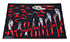 new organizer F-04079-R1 for 14 Craftsman Pliers with Black and Red Handles