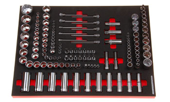 Foam Tool Organizer for 133 Craftsman Inch Sockets, Fits Version 4