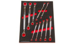 Foam Organizer for 10 Husky Deep Offset Box Wrenches, Version 1