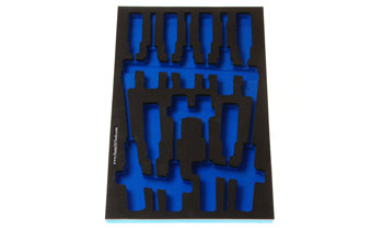 Foam Organizer for 15 Klein Screwdrivers and Nut Drivers
