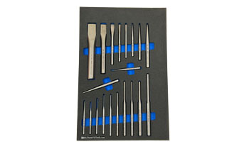 Foam Organizer for 20 Tekton Punches and Chisels