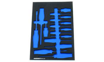 Foam Organizer for 8 Icon Screwdrivers with 8 Mini Screwdrivers