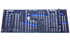 Foam Organizer F-05847-T Designed for Shadowing 251 Quinn Sockets with Ratchets and Additional Tools from the 428-Piece Master Technicians Tool Set Foam Organizer for 251 Quinn Sockets with 3 Ratchets and 76 Other Tools