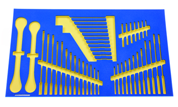 Foam Organizer for 47 Husky Inch Ratcheting Wrenches