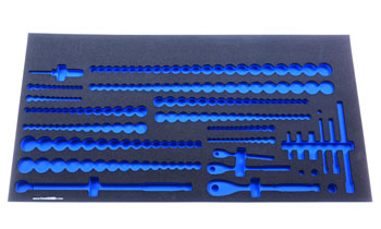 Foam Organizer for 194 Quinn Sockets with 3 Ratchets and 12 Drive Tools