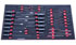 Foam Organizer F-06179-R Designed for Shadowing Four Husky Screwdriver Sets Including the 15-piece Soft Handle Set and 10-piece Precision Set Foam Organizer for 30 Husky Screwdrivers with 4 Precision Picks