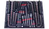 Foam Organizer F-06195-T Designed for Shadowing the Sockets and Drive Tools from the Quinn 428-piece Master Set Foam Organizer for 251 Quinn Sockets with 3 Ratchets and 20 Drive Accessories
