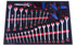 Foam Organizer F-06196-R Designed for Shadowing the Combo Wrenches and Hex Keys from the Quinn 428-piece Master Set Foam Organizer for 31 Quinn Combo Wrenches with 40 Hex Keys