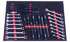 Foam Organizer F-06197-R Designed for Shadowing the Ratcheting Wrenches and Screwdrivers from the Quinn 428-piece Master Set Foam Organizer for 16 Quinn Ratcheting Wrenches with 12 Screwdrivers and 55 Bits