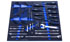 Foam Organizer F-06201-R Designed for Shadowing the Screwdrivers, Hex Keys, and Other Tools from the Quinn 428-piece Master Set Foam Organizer for 12 Quinn Screwdrivers with 40 Hex keys and 57 Additional Tools