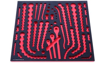Foam Organizer for 251 Quinn Sockets with 23 Additional Tools