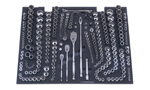 organizer F-06526-T for Quinn 428-pc set (version 2) sockets in 30-inch mechanic cart