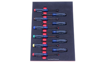 Foam Organizer for 11 Wright Nut Drivers, Version 2