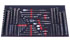 Foam Organizer F-06612-T Designed for Shadowing 196 Icon Chrome Sockets with G2 Ratchets and Other Drive Tools Foam Organizer for 196 Icon Sockets with 5 Ratchets and 25 Drive Tools, Version 2