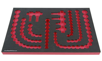 Foam Organizer for Craftsman 1/2-Drive Sockets from the 413-Piece Mechanics Tool Set