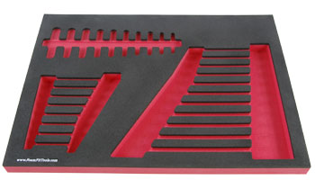Foam Organizer for Craftsman Metric Combination Wrenches from the 413-Piece Mechanics Tool Set