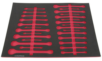 Foam Organizer for Snap-on Full-Polish Combination Wrenches