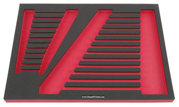 Foam Organizer for Craftsman Raised-Panel Combination Wrenches from the 43 or 63-Piece Wrench Sets