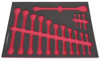 Foam Organizer for 15 Craftsman Inch Combination Wrenches, Fits non-USA Version 2
