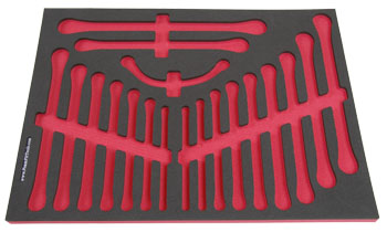 Foam Organizer for Craftsman Box Wrenches from the 540-Piece Mechanics Tool Set