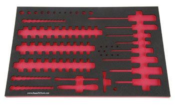 Foam Organizer for Craftsman 1/4-drive Sockets, Ratchet, Extensions, and Screwdrivers